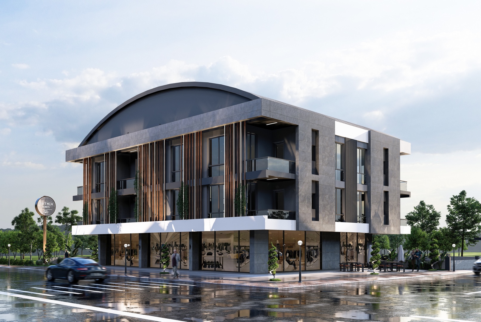 Image of A modern 1+1 apartment close to the sea
