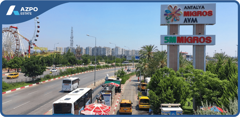 shopping centre in alanya turkey